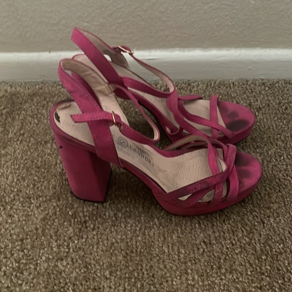 Used Chinese laundry chunky heels size 8 - Picture 3 of 6